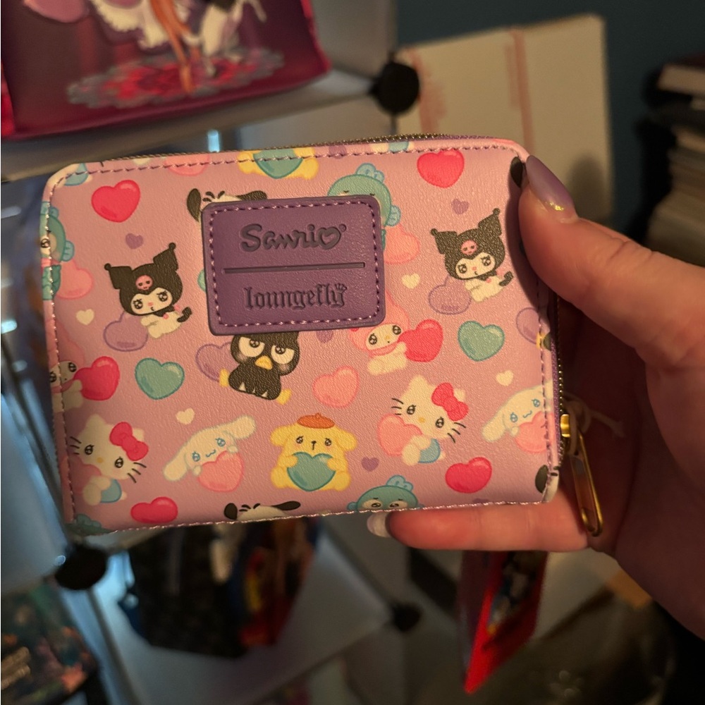 Loungefly Pink and Purple Wallets